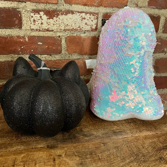 Christian Siriano white sequence, ghost Bella lux sparkly cat pumpkin NWT - Picture 3 of 6